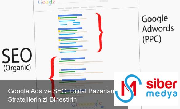 Google Ads ve SEO: Dijital Pazarlama Stratejilerinizi Birleştirin