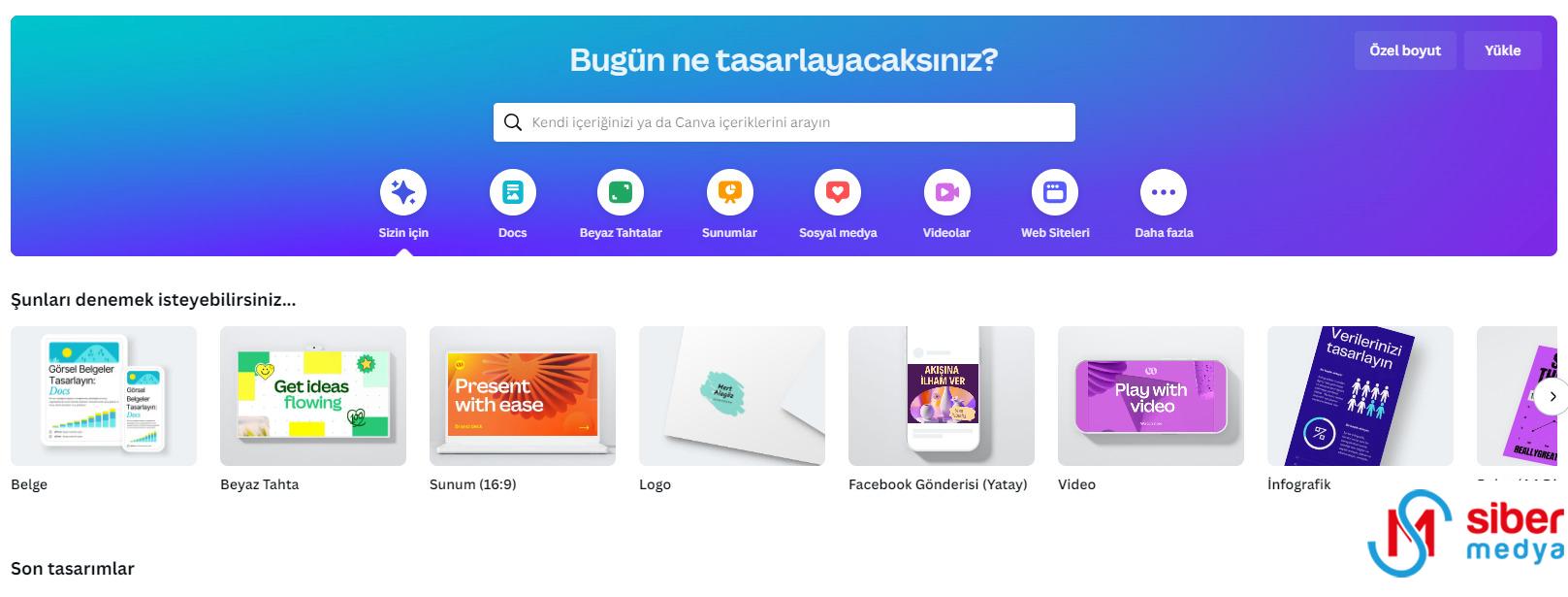 canva içerik oluşturma aracı