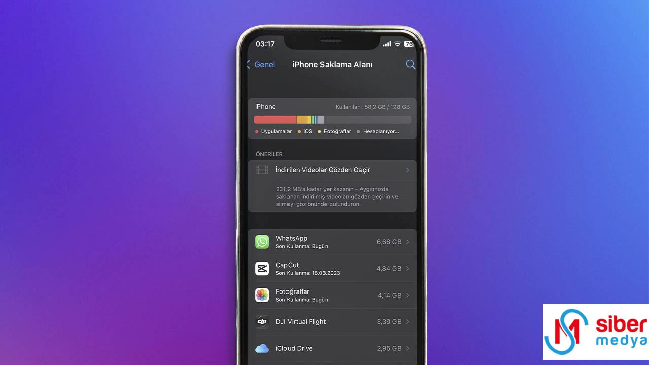 iPhone Saklama Alanı Nasıl Açılır?