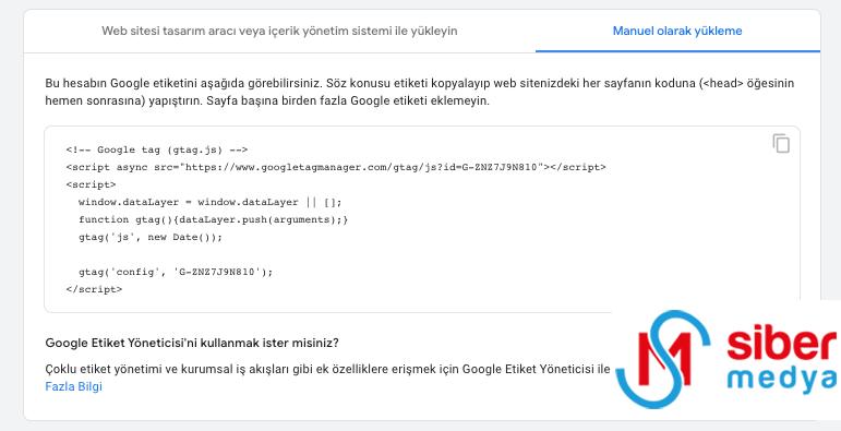 google analytics kodları