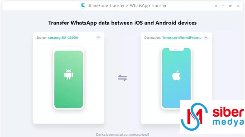 WhatsApp Bildirilerini Android ile iPhone Ortasında Aktarma