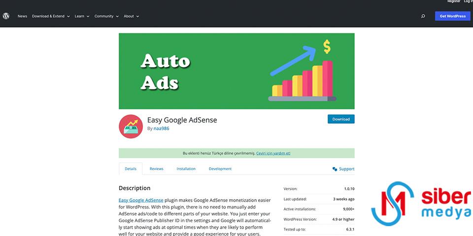 Easy Google AdSense 