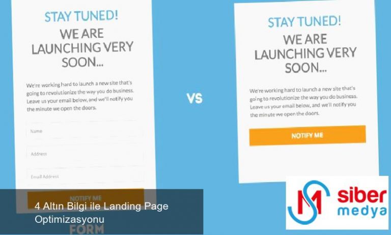 4 Altın Bilgi ile Landing Page Optimizasyonu