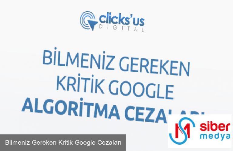 Bilmeniz Gereken Kritik Google Cezaları