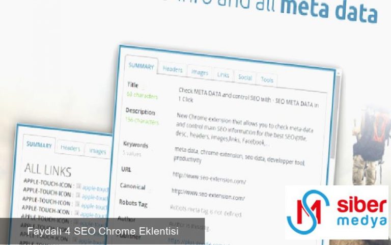 Faydalı 4 SEO Chrome Eklentisi