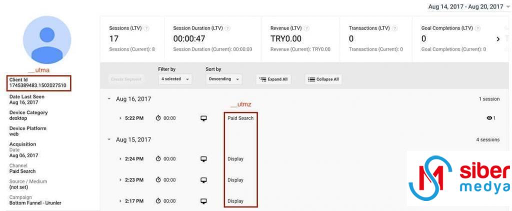 Google Analytics ve Çerezler