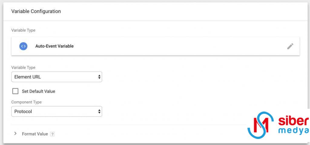 gtm variable configuration