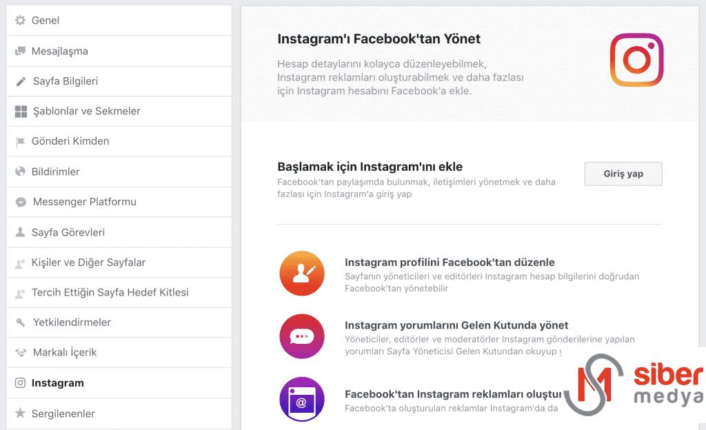 instagram sayfası entegrasyonu