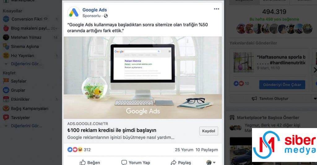 facebook reklamları